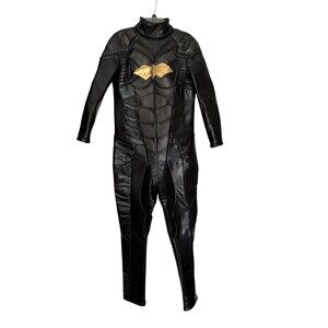 The Dark Knight Rises Batman Jumpsuit Outfit Cosplay Halloween Costume Mens S/M